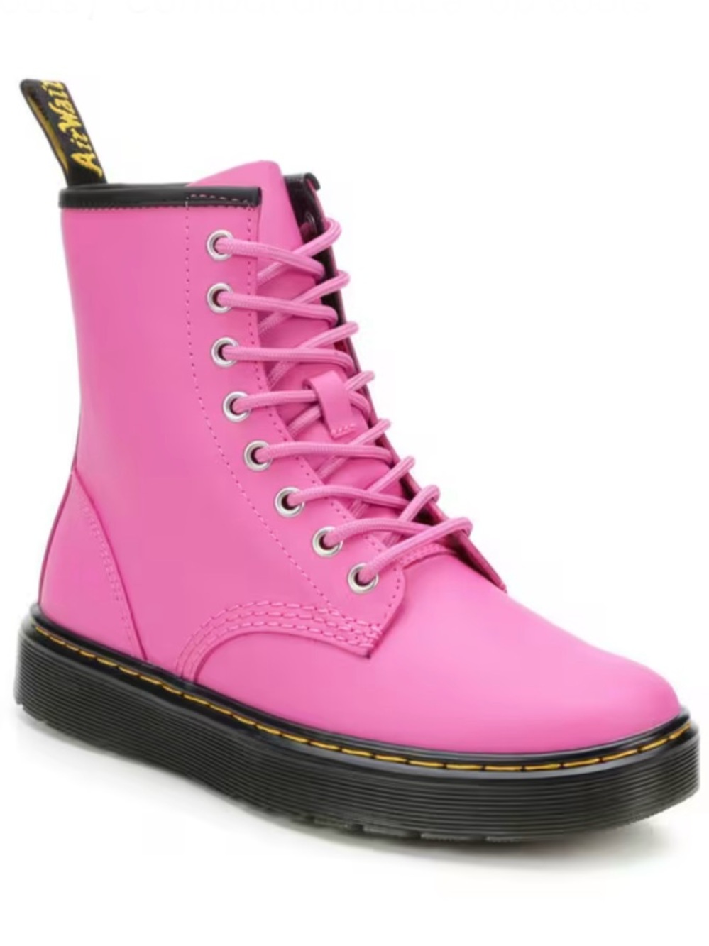 Dr. Martens Zavala Bubblegum Pink Leather Women’s size 9 NEW!!!